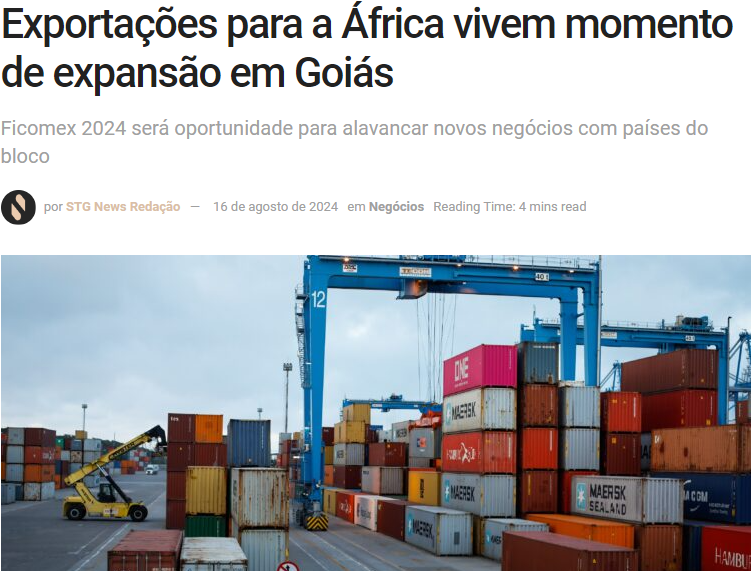 No momento, você está visualizando Exportações para a África vivem momento de expansão em Goiás