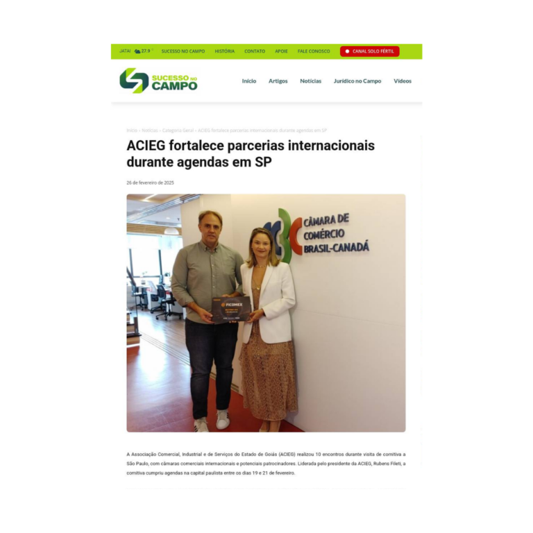 Leia mais sobre o artigo ACIEG fortalece parcerias internacionais durante agendas em SP