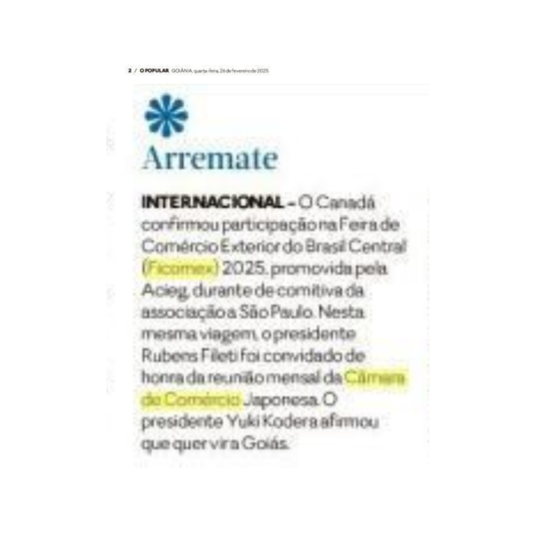 Leia mais sobre o artigo Canadá confirmou participação na FICOMEX 2025