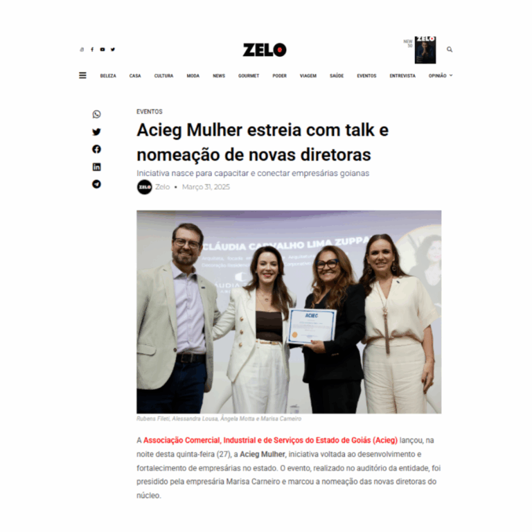 Leia mais sobre o artigo Acieg Mulher estreia com talk e nomeação de novas diretoras